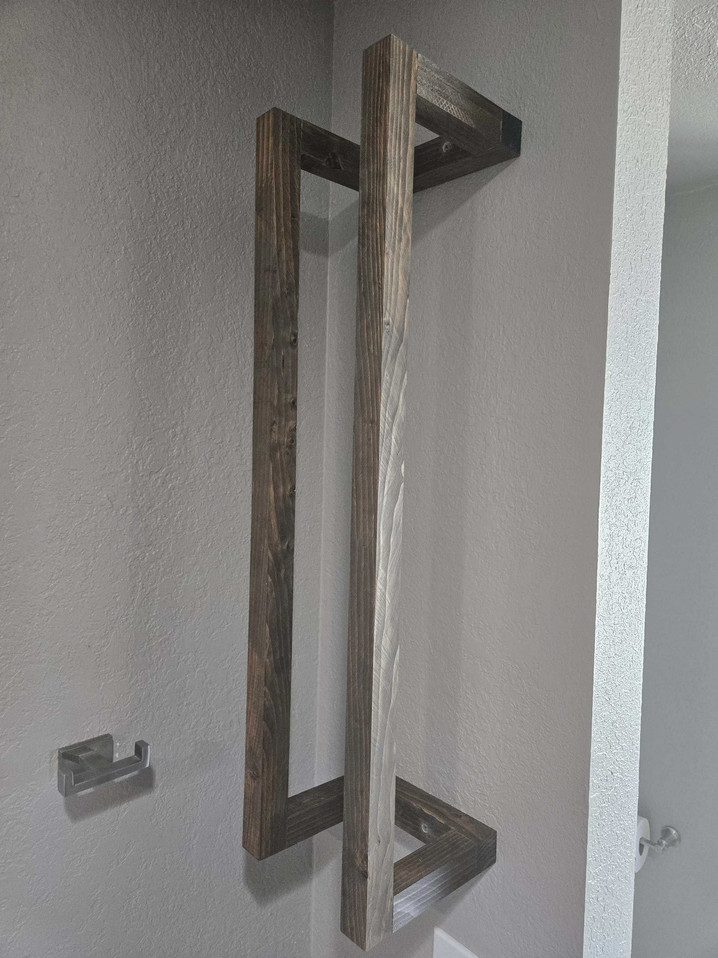 Floating Towel Rack