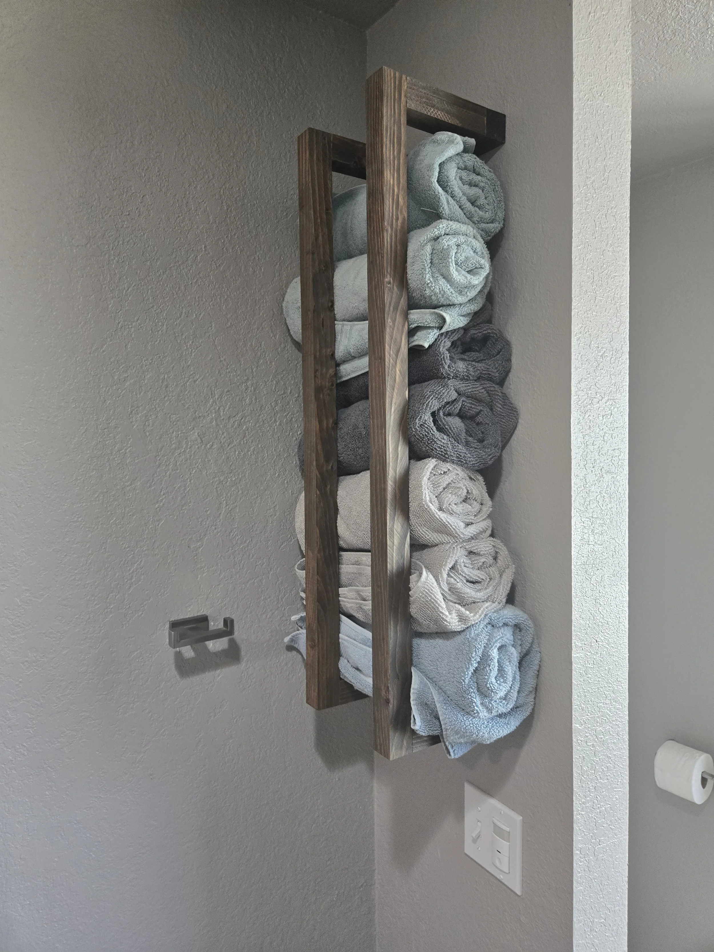 Floating Towel Rack