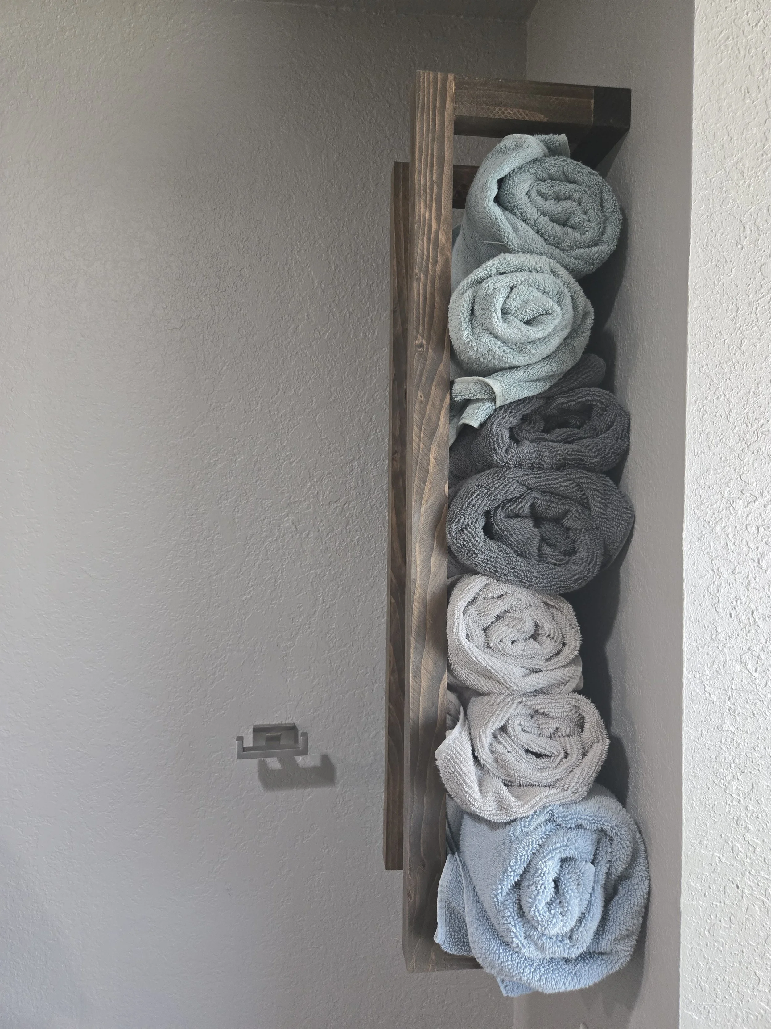 Floating Towel Rack