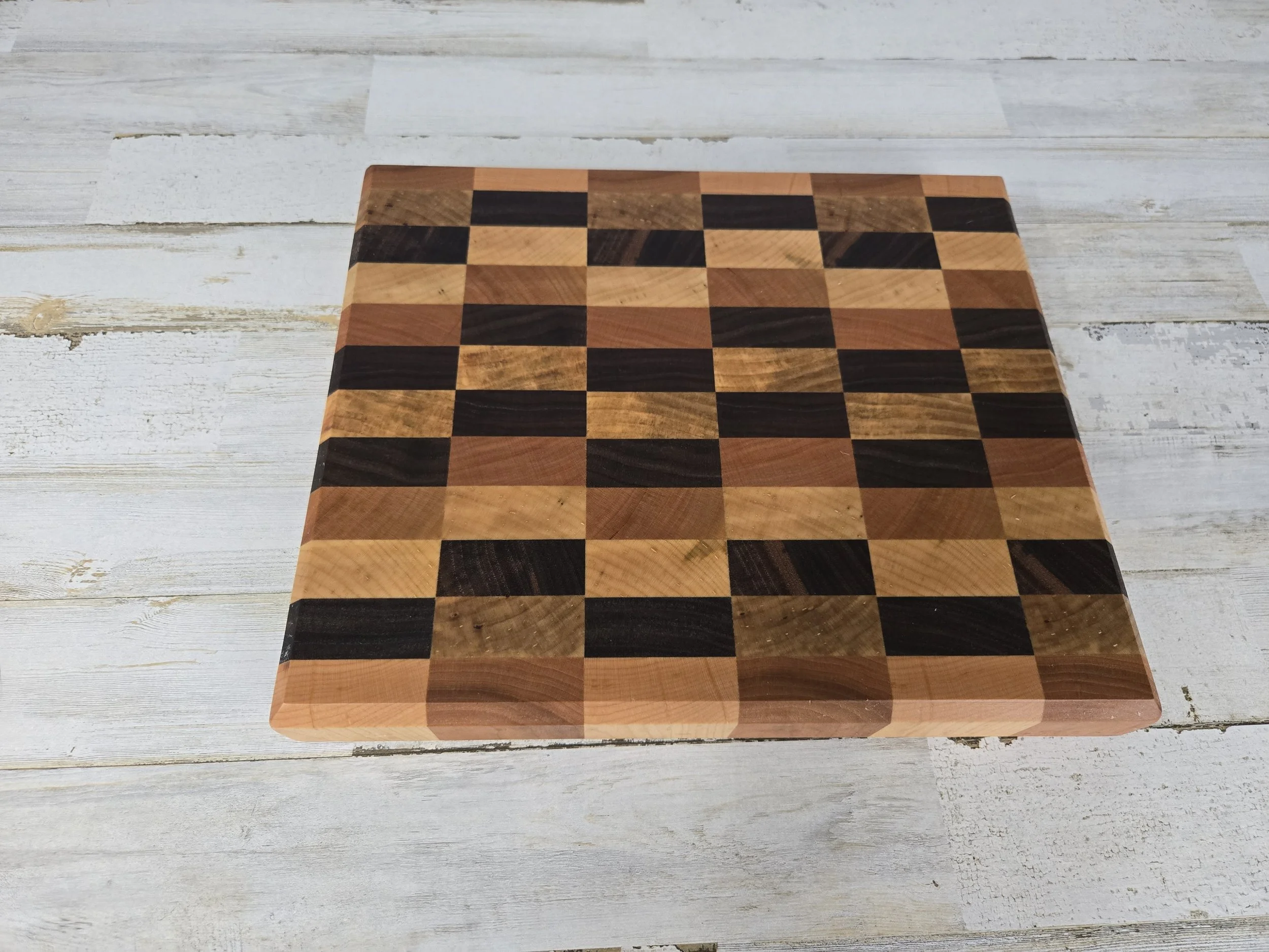 End Grain Mini Board (Maple, Cherry, Walnut, Purpleheart)