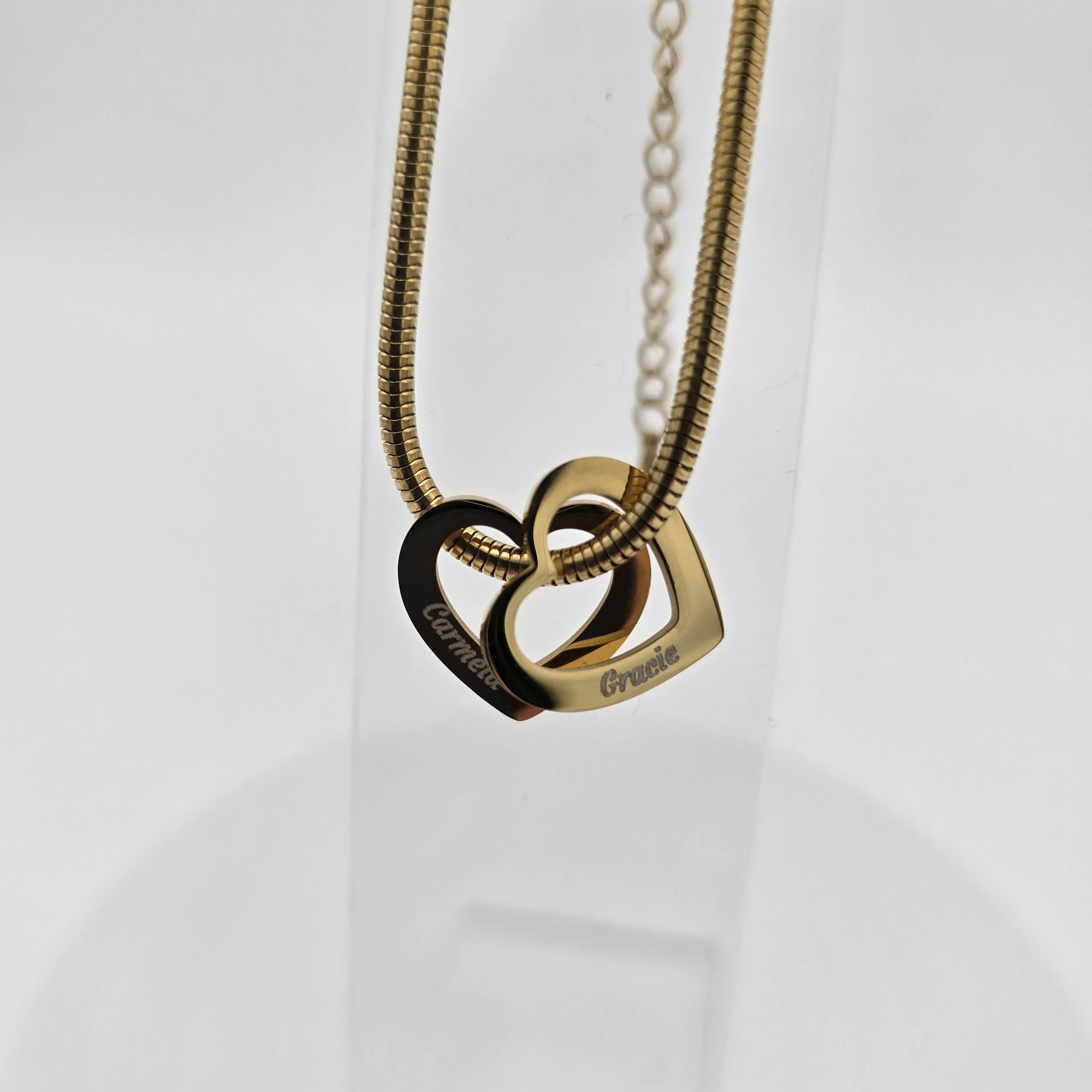 Custom Engraved Heart Bracelet