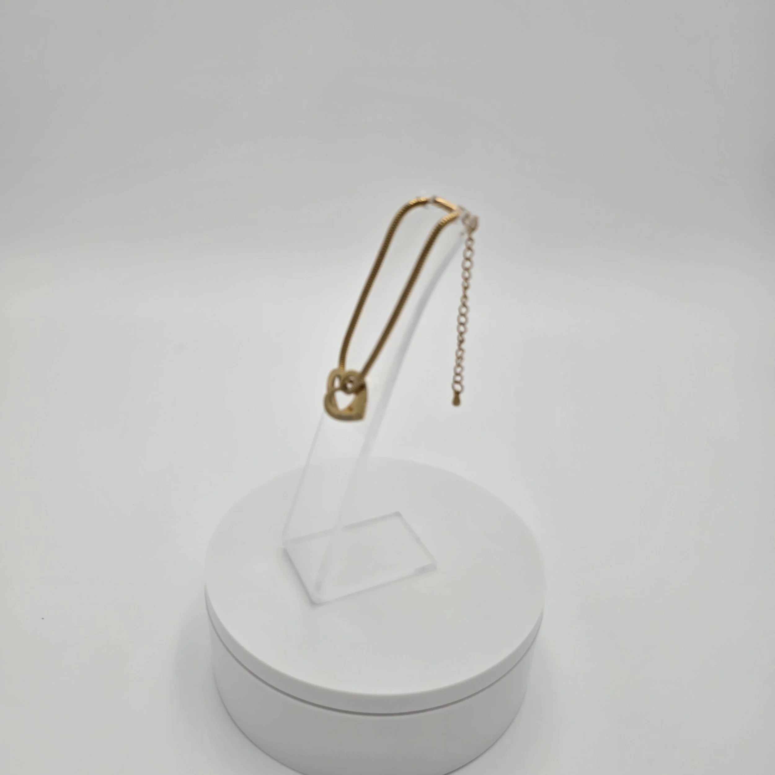 Personalized Gold Heart Bracelet