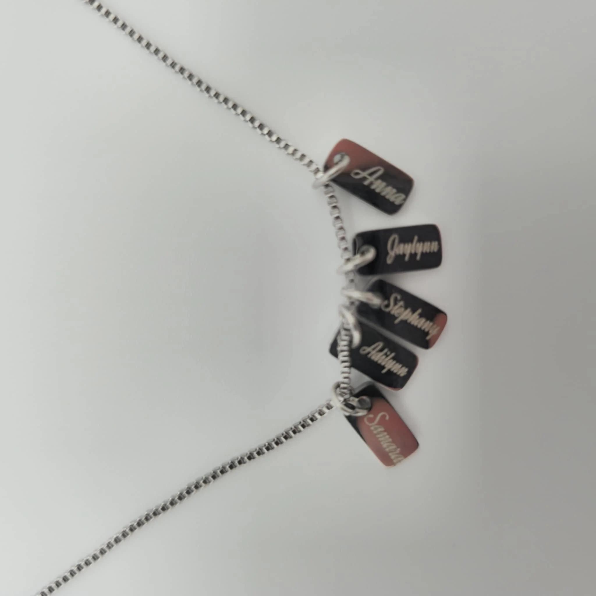 Custom Mini Tag Necklace – Personalized Name Necklace — C&C Custom Crafts