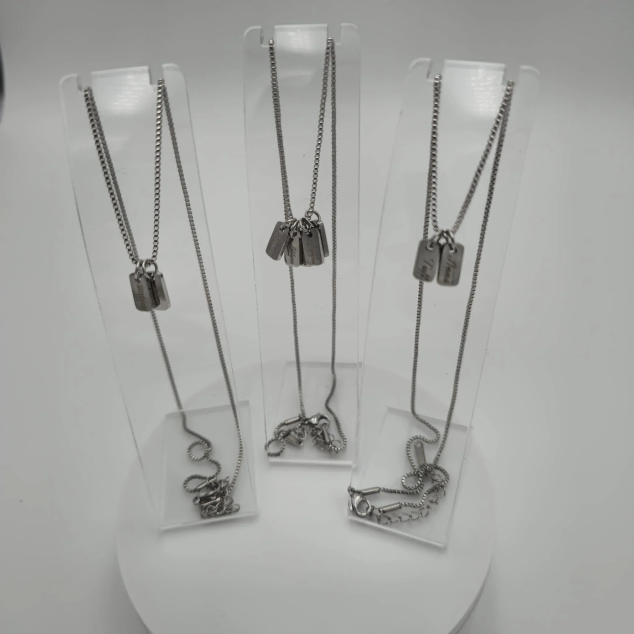 Personalized Mini Tag Necklace