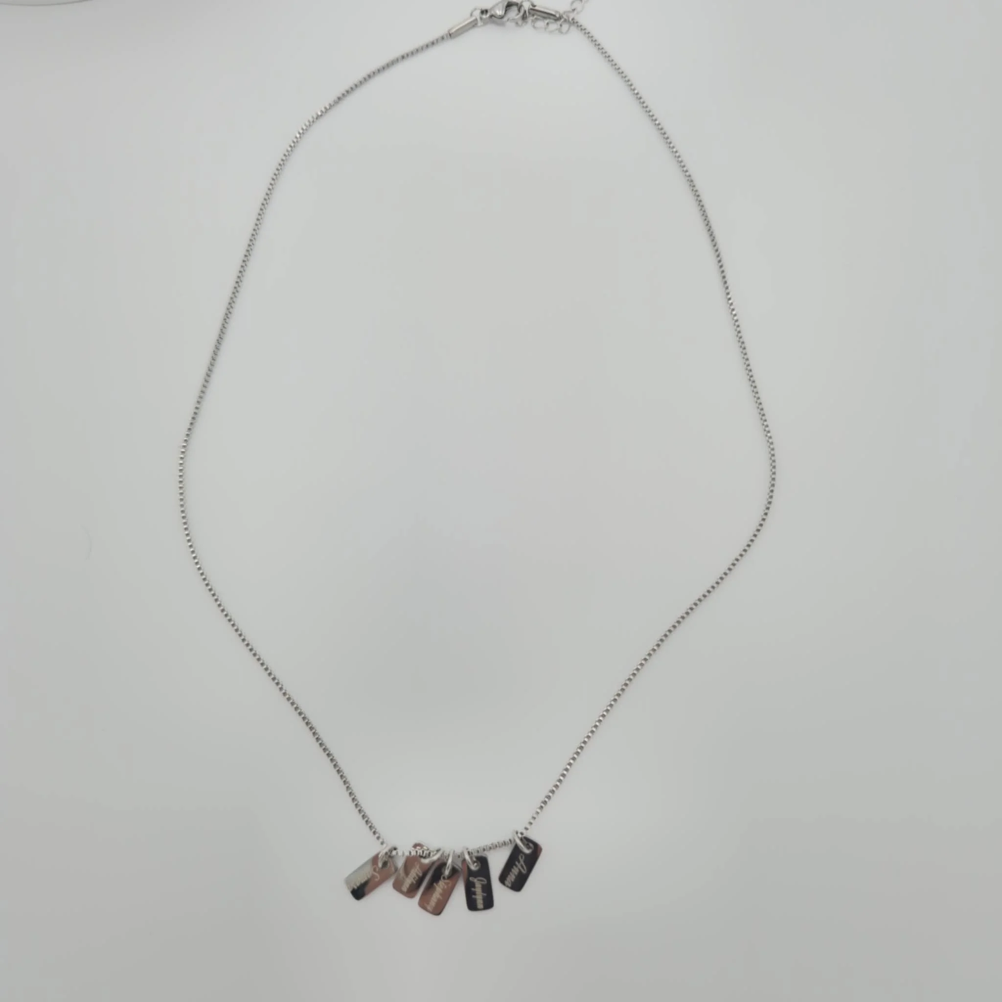 Personalized Mini Tag Necklace