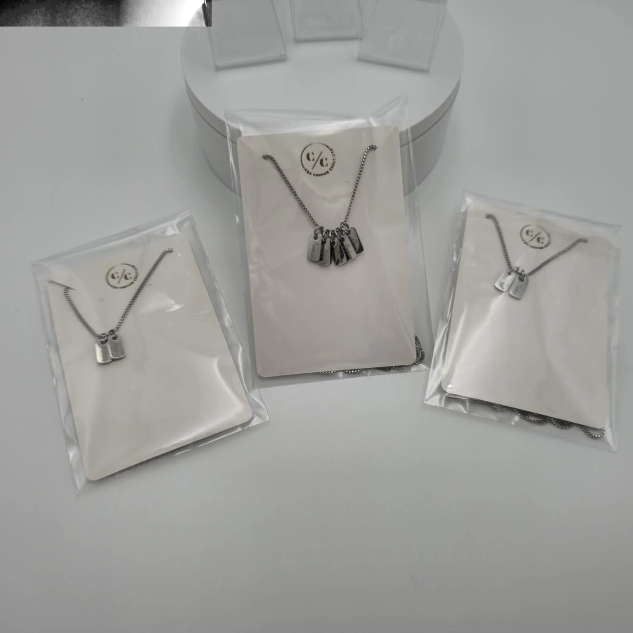 Personalized Mini Tag Necklace