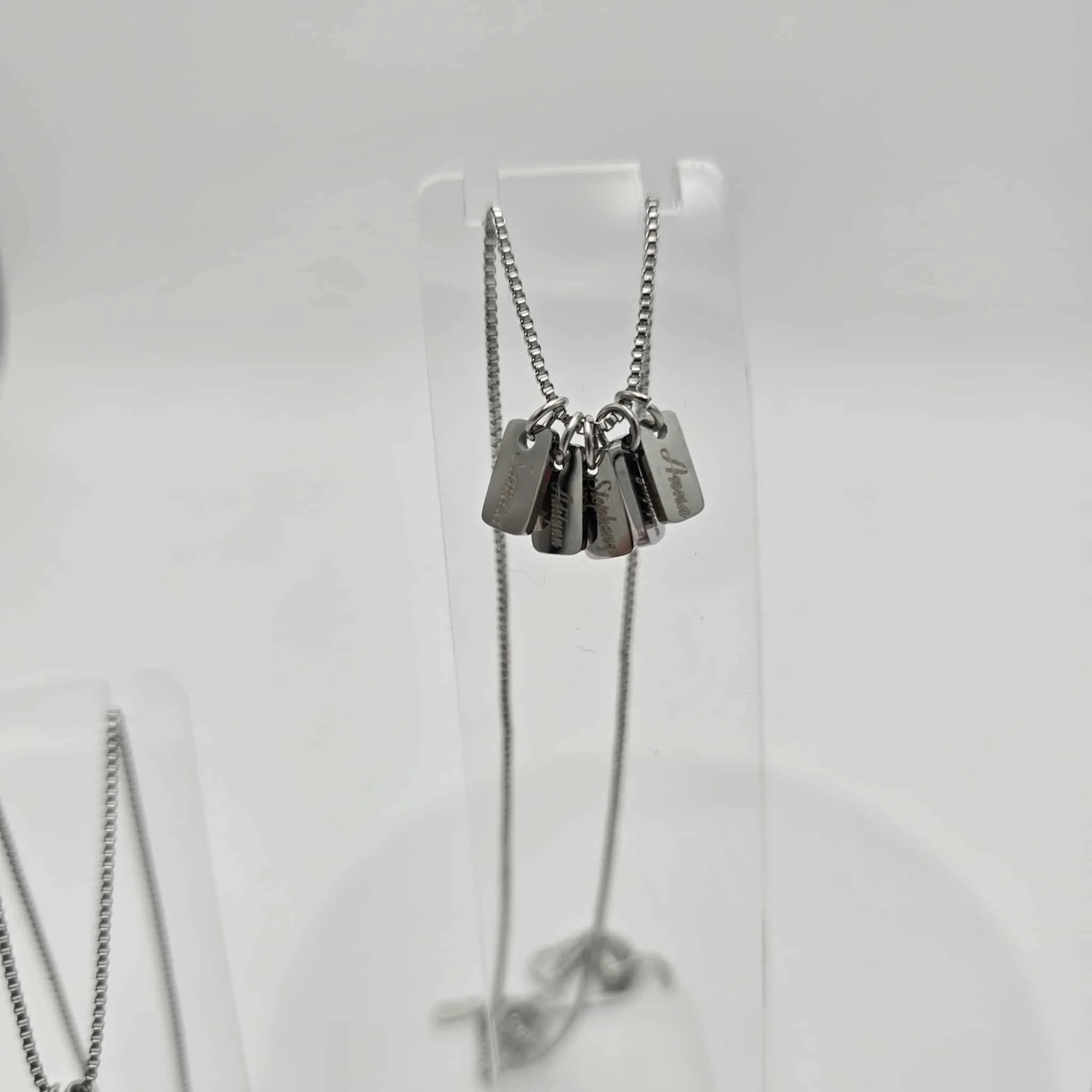 Personalized Mini Tag Necklace